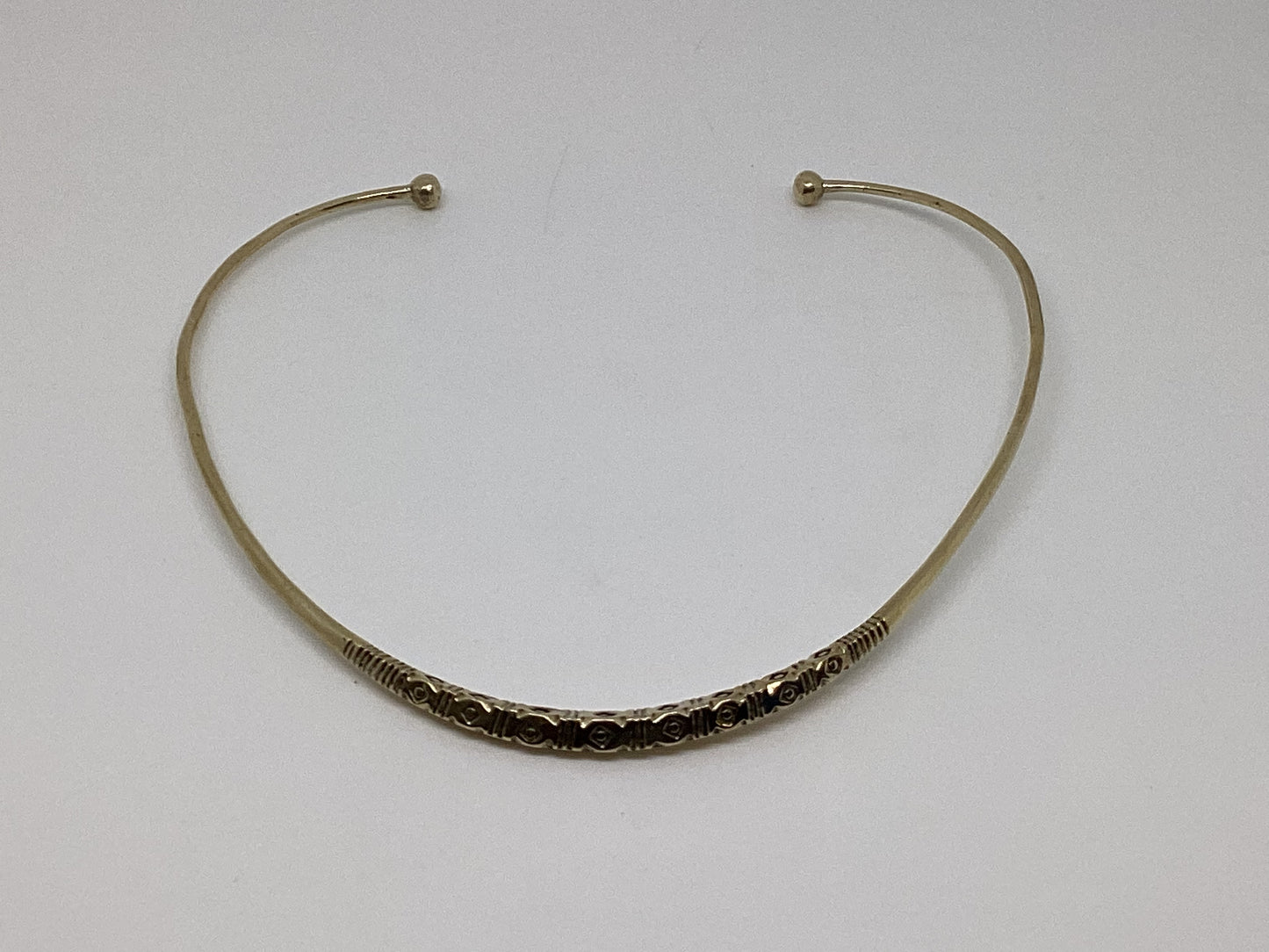 Tuareg hammered choker necklace
