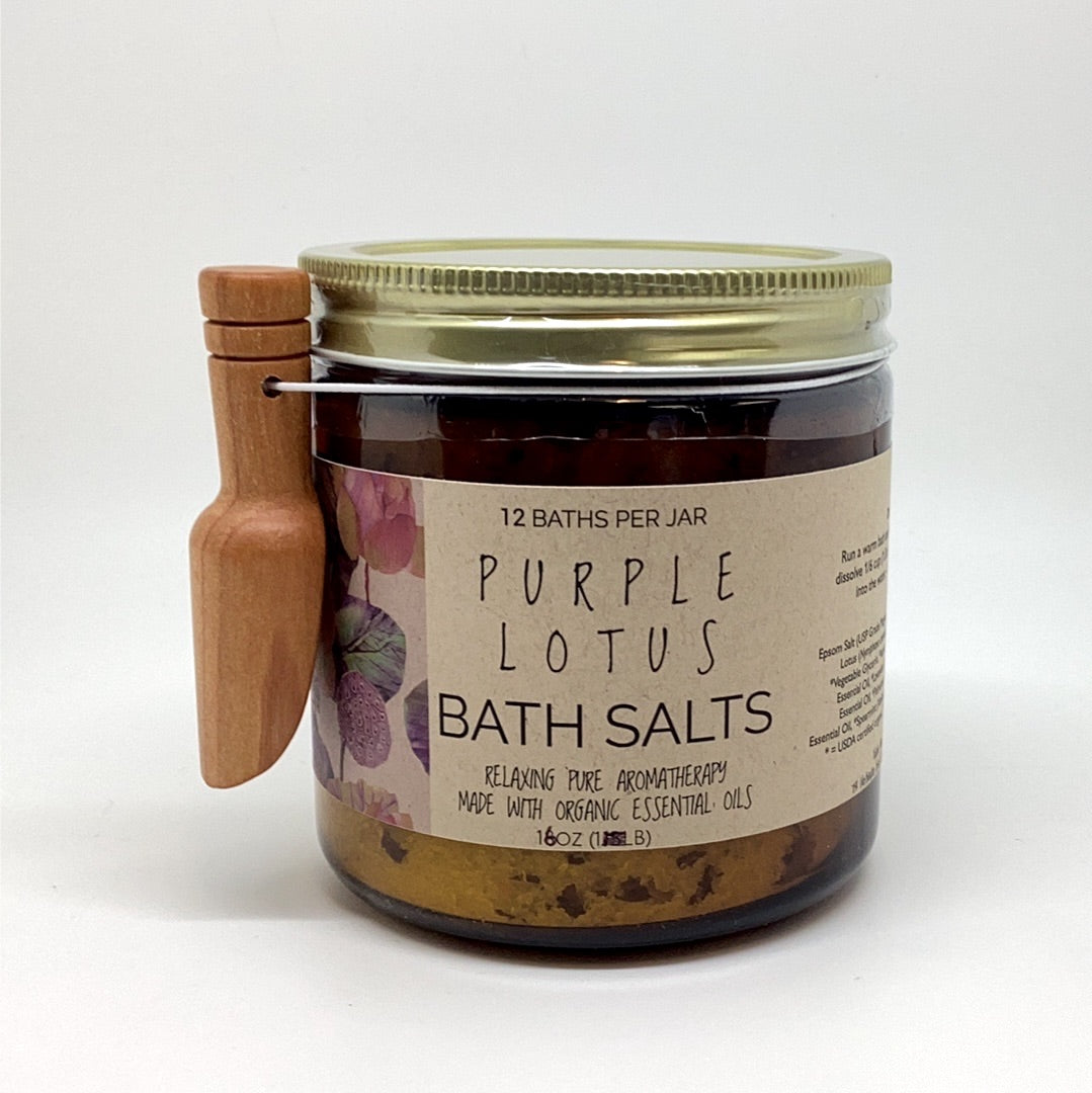Purple Lotus Bath Salts