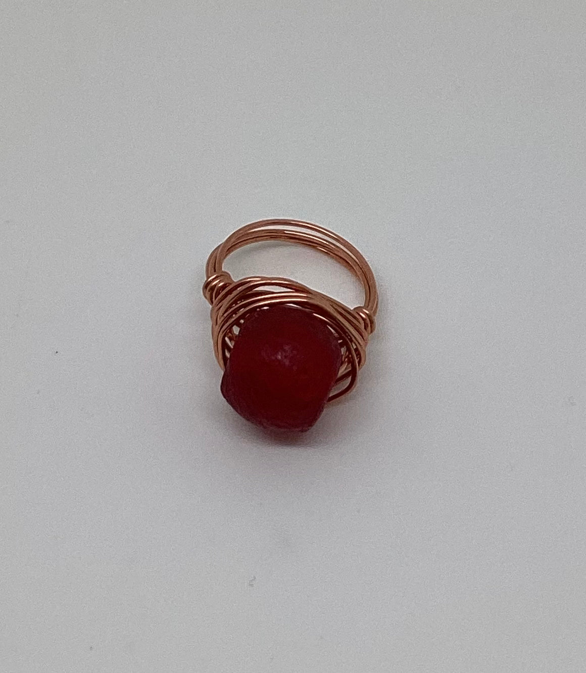 Copper wrapped rings