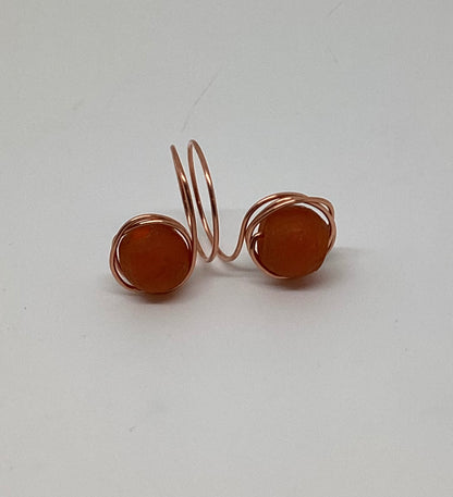 Double copper wrapped rings