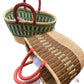 African Bolga Basket Shopper, Hand Made in Ghana