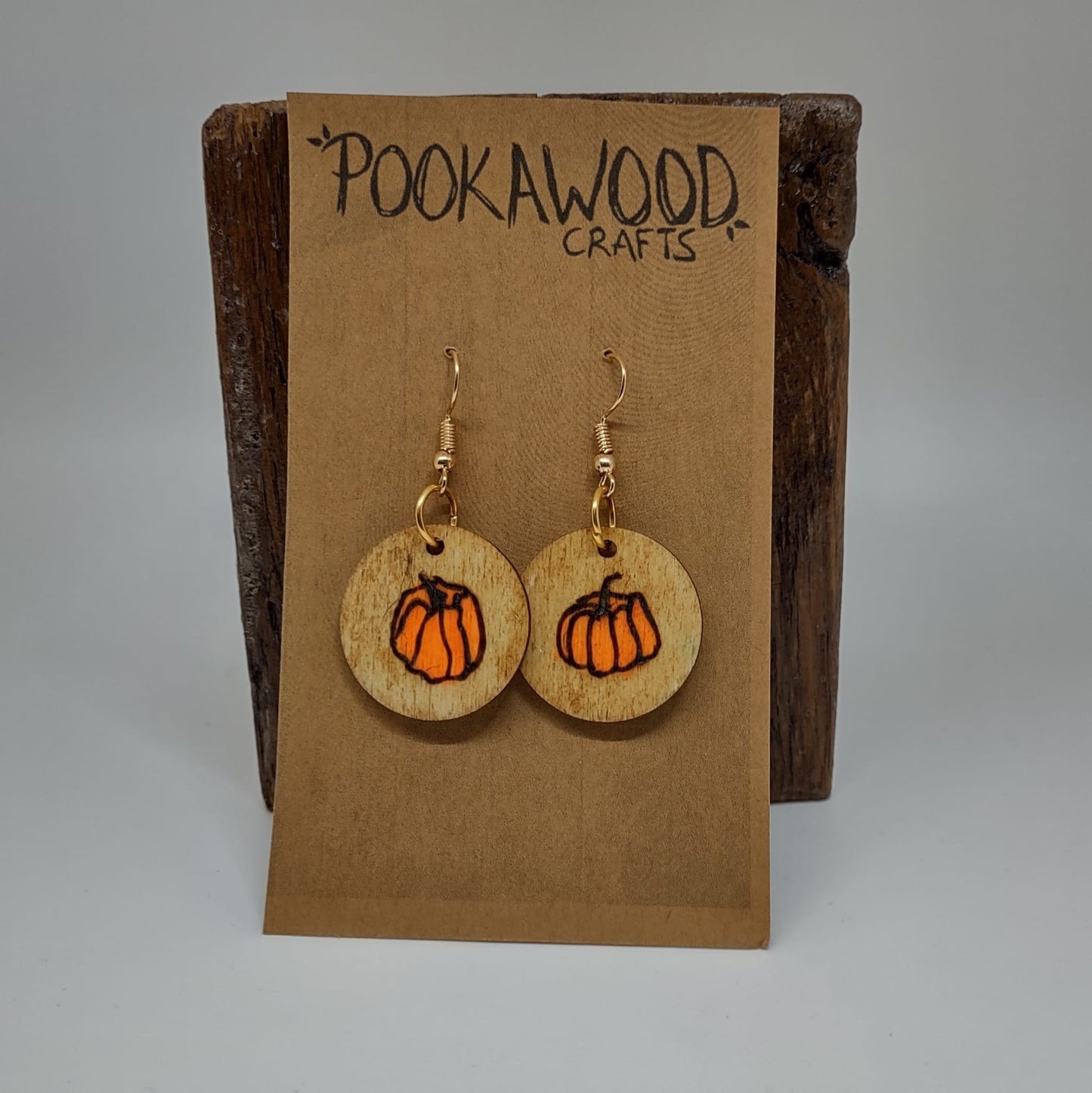 Pumpkin Earrings