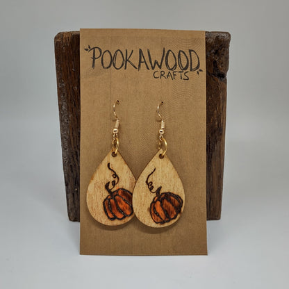 Pumpkin Earrings